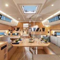 Interyachting Spacious Living Room Bavaria Yachts